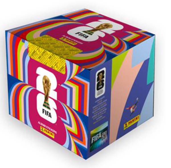 PANINI Box mit 100 Tüten, FIFA World Cup 2026 Stickerkollektion